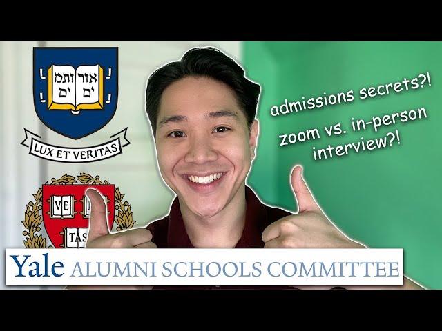 10 College Interview Tips from a YALE ADMISSIONS INTERVIEWER!