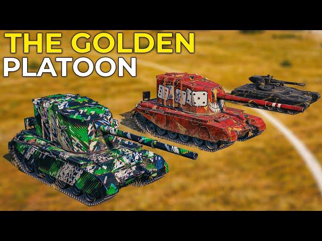 The DOOM Platoon in World of Tanks - 2 x FV4005 and a Light Tank | Skill4ltu, Dakillzor, DezGamez