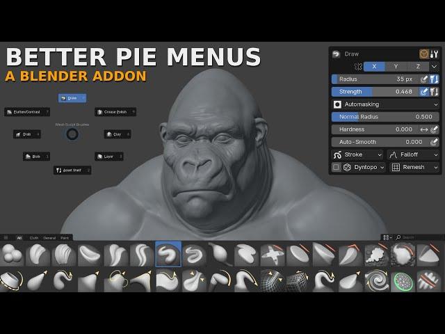 Better Pie Menus - Beta Version for Blender 4.3