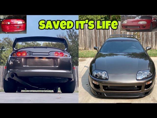 Building a  MKIV Supra IN MY GARAGE In 10 Minutes.