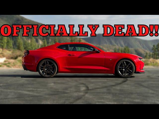 The Camaro Will Be Discontinued...What Does This Mean For The Future Of Muscle Cars?