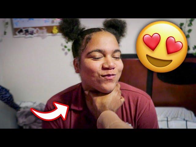 Randomly Grabbing My Crush Neck To See Her Reaction “GONE RIGHT”