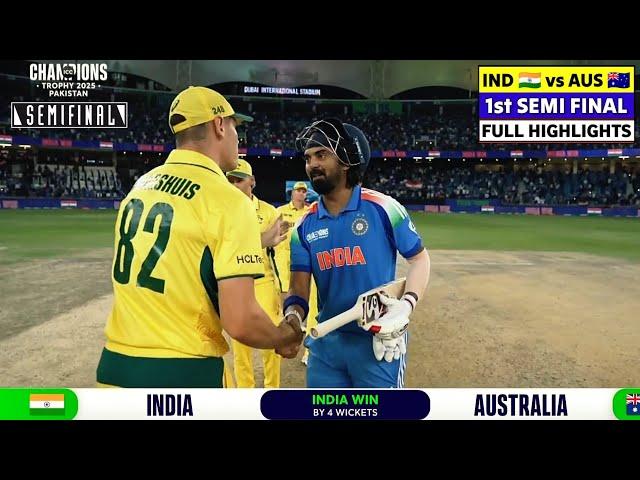 IND vs AUS Champions Trophy Semi Final Highlights 2025 | India vs Australia Semi Final Highlights