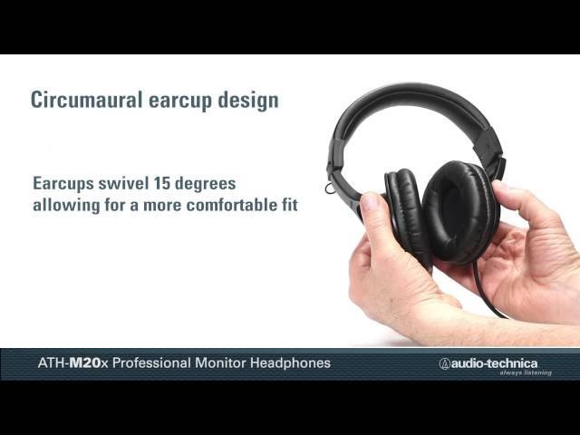 ATH-M20x Overview | Professional Monitor Headphones