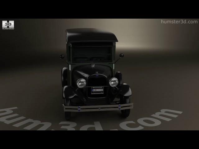 Ford Model A Delivery Truck 1931 3D model by 3DModels.org