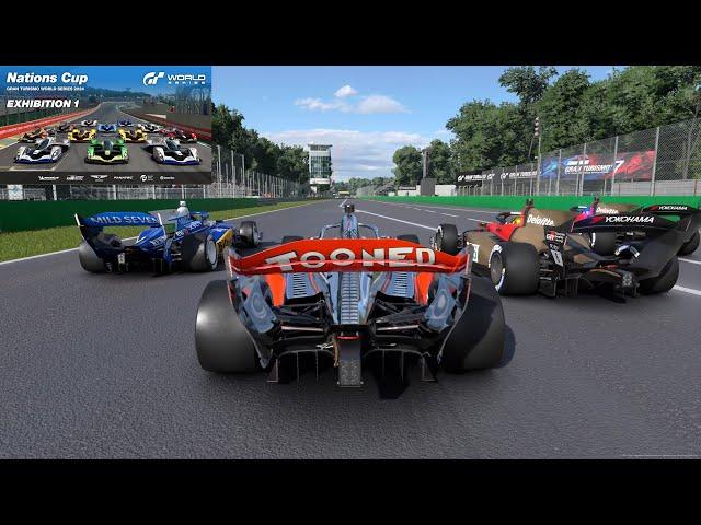 Gran Turismo 7 | World Series 2024 - Exhibition 1 | Nations Cup - Round 3 | Onboard | Test Race