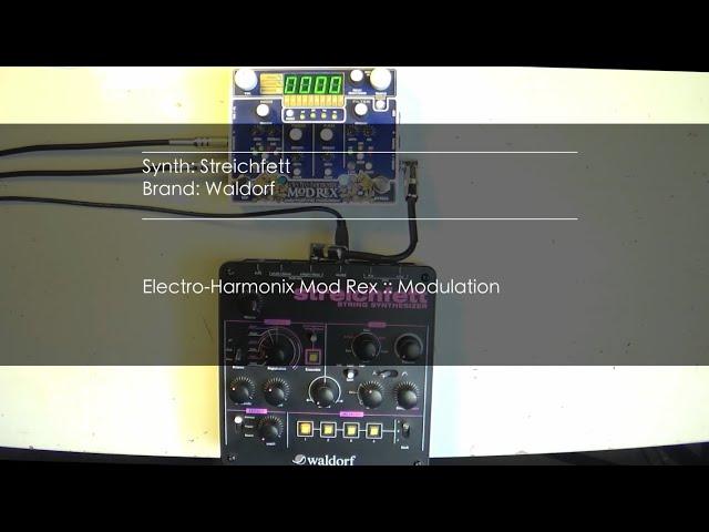 Waldorf Streichfett + Electro-Harmonix ModRex