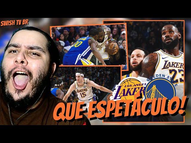 LeBron e Curry tem noite FANTÁSTICA, mas quem DECIDIU foi Austin Reaves! / Lakers vs Warriors