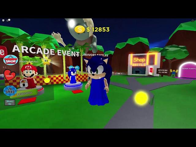 Playing as Sonic Piggy - Piggy vs Survivors