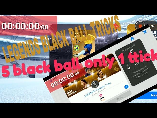 LEGENDS: SPANISH CLUB THUNDER BLACK BALL TRICKS! 5 bb using only 1 trick!