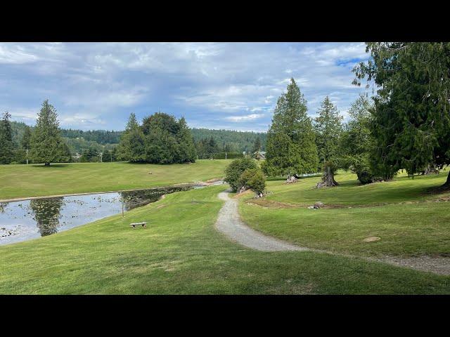 9th Hole last Hole. I found my ball I smoked it draw fade left 284 yds. Almost made it on the green