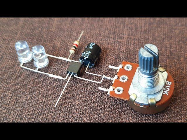 Super LED Blinking With 1 Transistor | Make 12-24 Volt Flashing Lights