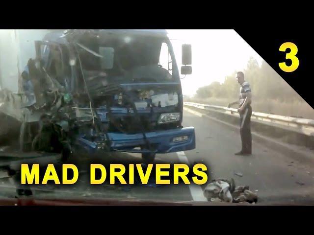 Mad Drivers Worldwide #3: Dash Cam HD Compilation - Road Rage Car Crashes