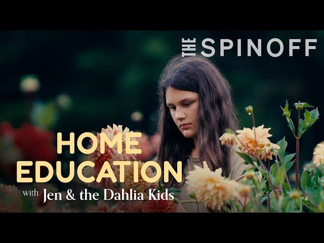 Jen & the Dahlia kids | Home Education | The Spinoff