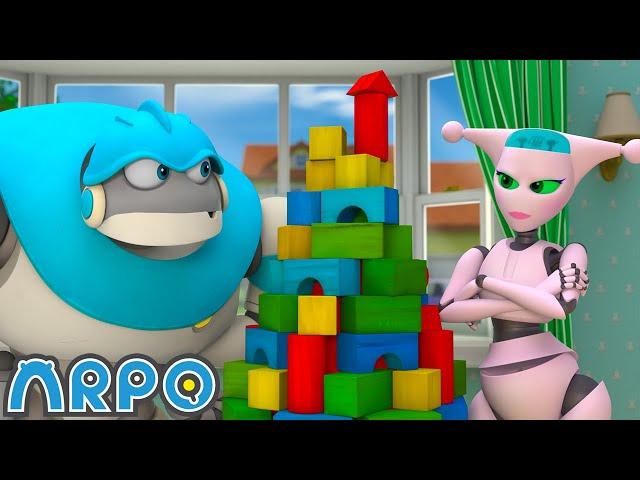 Playdate Problems with Nannybot! | ARPO The Robot | Funny Kids Cartoons | Full Episode Compilation