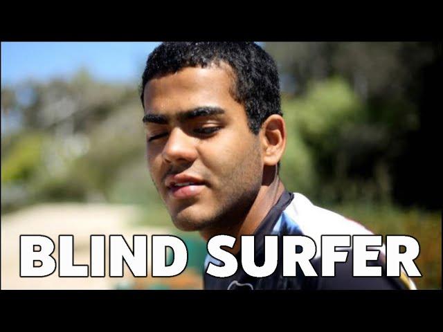 Unstoppable: Blind Surfer Derek Rabelo catching waves and breaking barriers