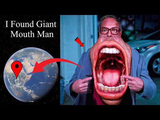 I Found Very Creepy Giant Mouth ManOn Google Maps and Google Earth !