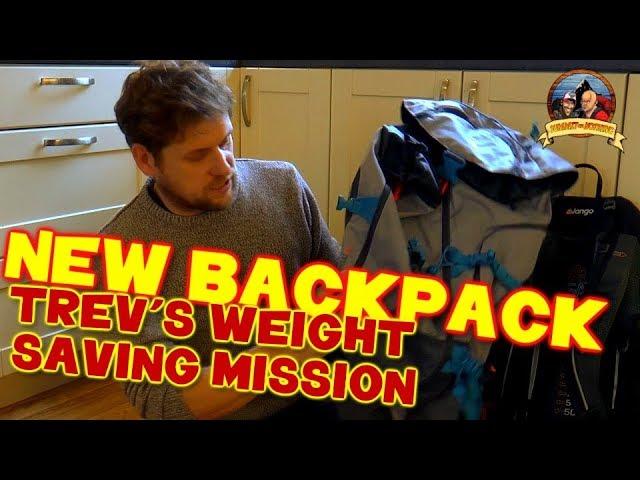 NEW HIKING BACKPACK (Quechua Forclaz) Gear swap and Weight Reduction Video