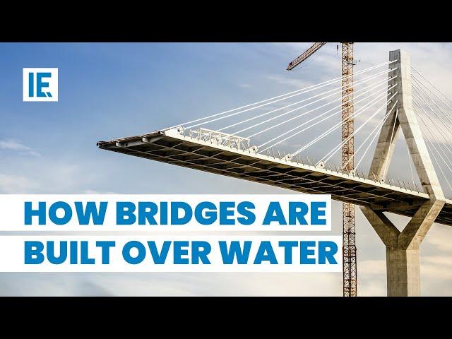 How bridges are built over water?