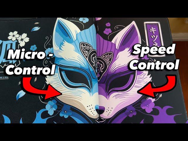 What are the differences between Speed-Control and Micro-Control? Ft. Macveth Artisan Desk Mats