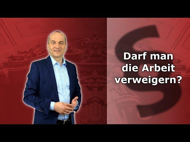 Arbeitsverweigerung berechtigt, wenn die Kollegen es auch machen? | Fachanwalt Alexander Bredereck