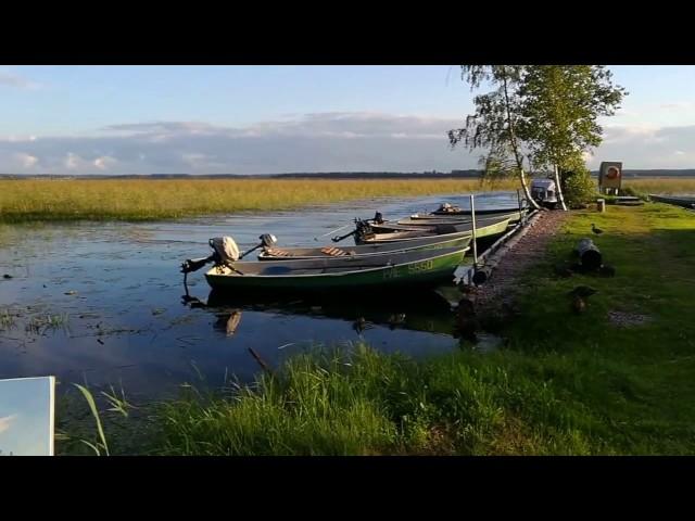 Картина «Лодки на озере» презентация, художник Елена Хрилева