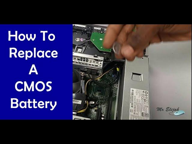 Replacing the CMOS Battery of an HP Computer
