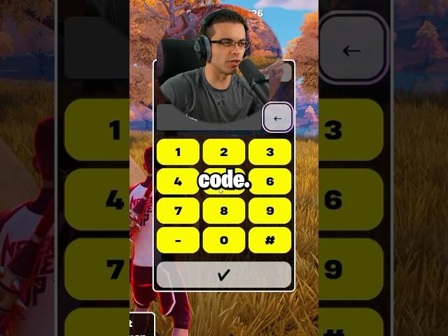 ⁠@NickEh30  needed this SECRET CODE on my MAP!  #fortnite