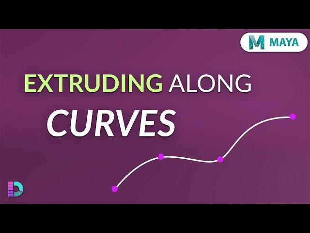 Extrude Along A Curve In Maya