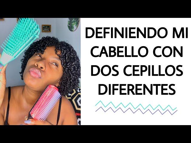 DEFINICIÓN DE RIZOS CON CEPILLO EDÉN Vs DETANGLER BRUSH| Afroaguacate