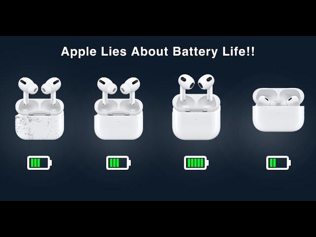 Airpods Battery life Claims put to the test!!!!!!