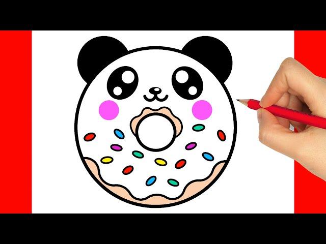 HOW TO DRAW A DONUT