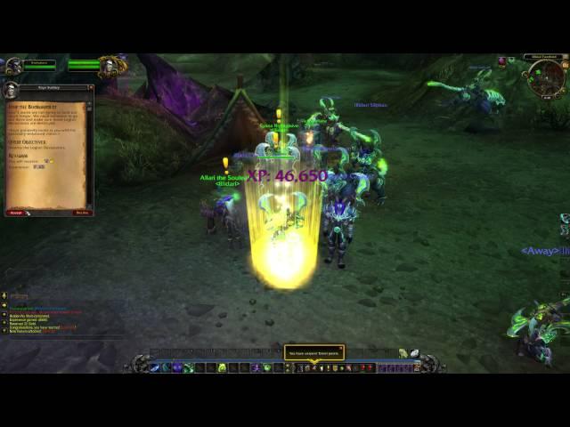 WoW Legion Beta Demon Hunter Playthrough part 2