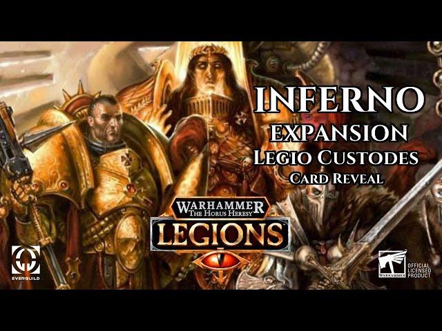 The Legio Custodes Reveal Their Hidden Arsenal in the Inferno Expansion!