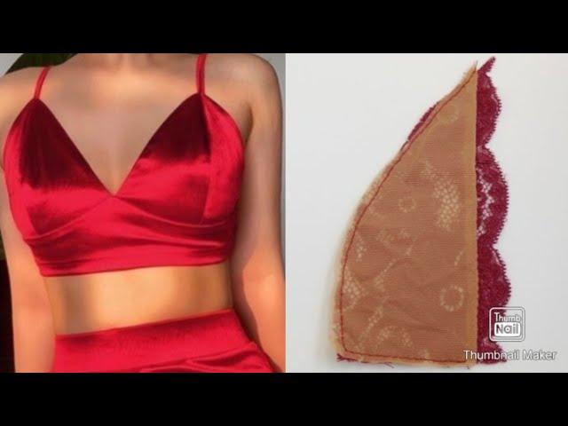 How To Draft A Bralette Pattern /Bra Pattern Tutorial