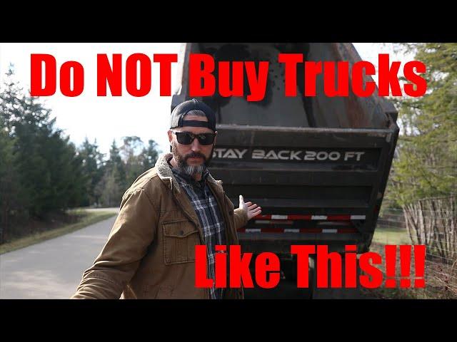 Dump Trucks NOT to Buy!!!