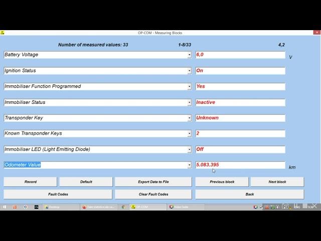 OP-COM - Dashbord mileage diference  It's posible?