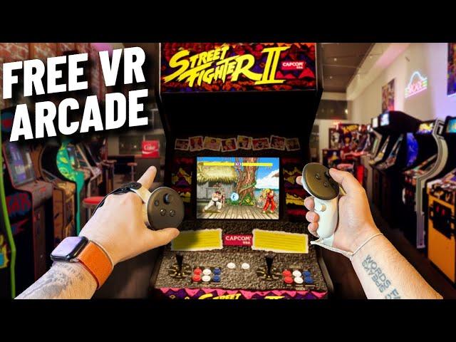 This VR ARCADE is AMAZING (and FREE!) // Arcade Time Capsule VR Gameplay (Quest 3)