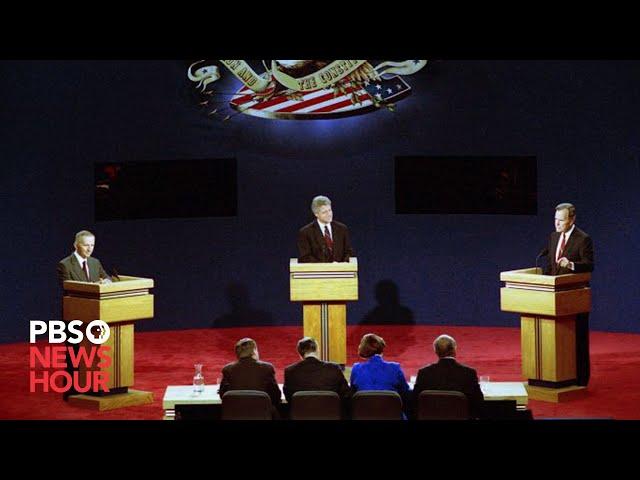 Bush, Clinton, Perot: The first 1992 presidential debate