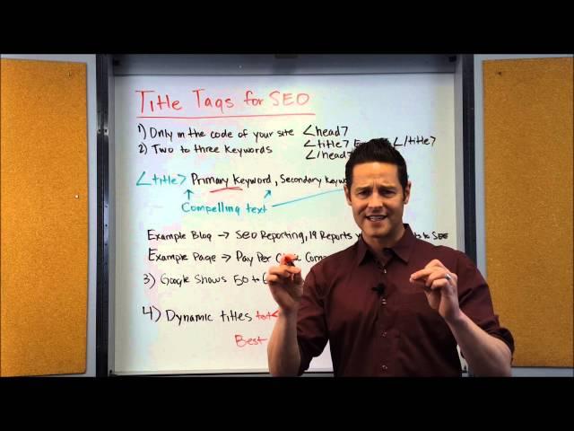 Title Tags for SEO, The Perfect Formula