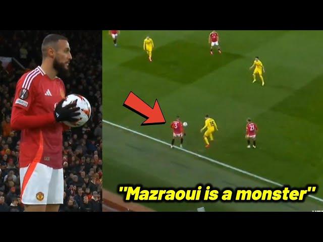 Mazraoui is a monster - Man United fan reaction