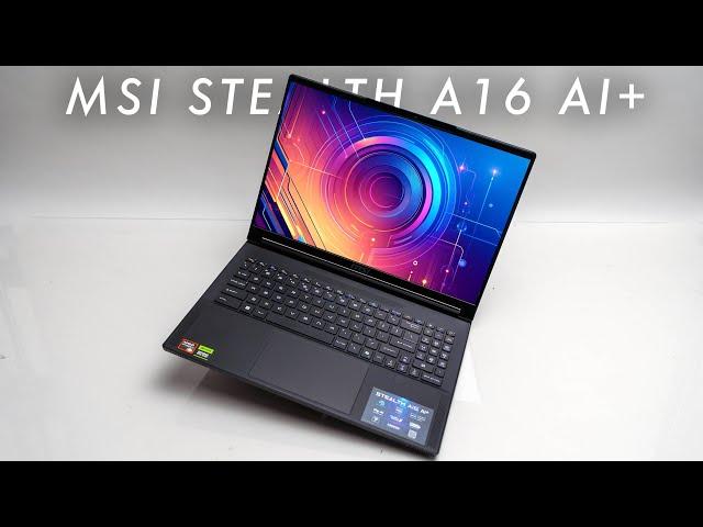 MSI Stealth A16 AI+ - The Best THIN Gaming Laptop?