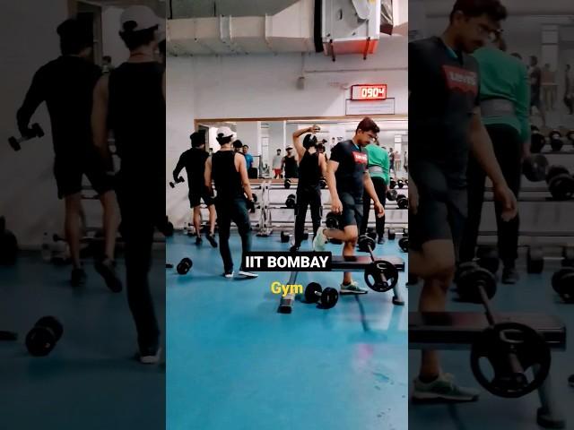 Gym facility at IIT Bombay | fitness #trending #shorts #iit #motivation #gym