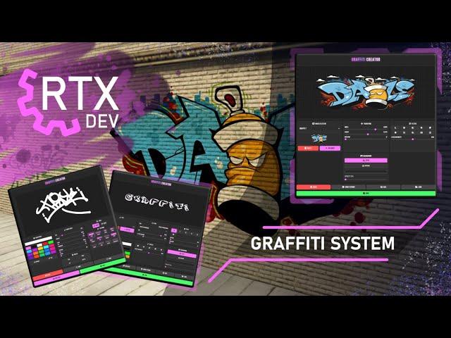 FiveM Script - Graffiti System (RTX DEV)