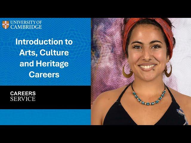 Introduction to Arts, Culture & Heritage careers