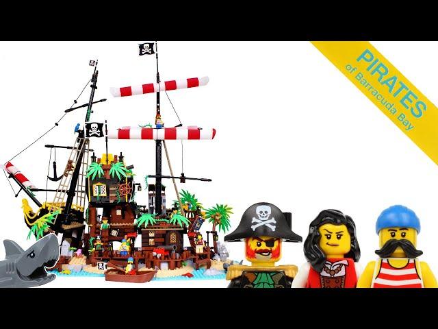 LEGO Pirates of Barracuda Bay Review and Black Seas Barracuda Conversion