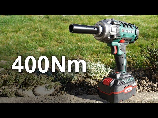 Impact Wrench PARKSIDE PASSK 20 Li-A1 (79€) - Unboxing and Test