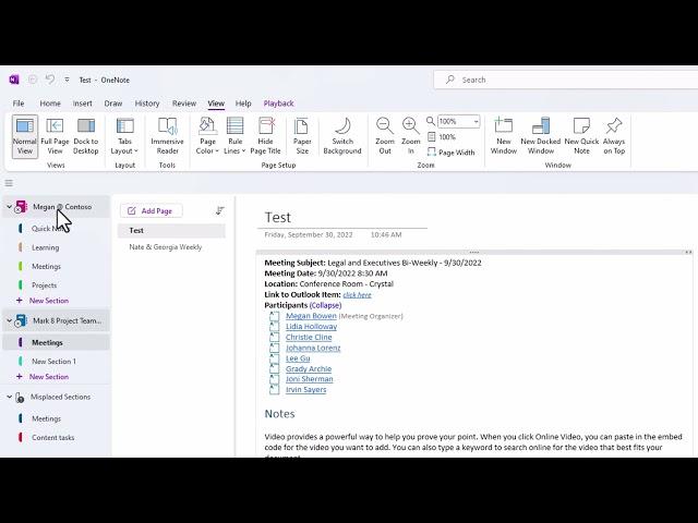 How to move OneNote section tabs and pages to the left (updated June 2023)