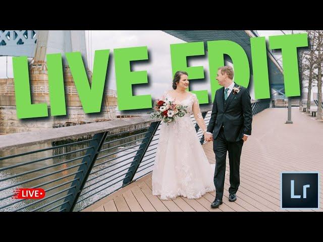 Live Editing A Real Wedding in Lightroom Classic