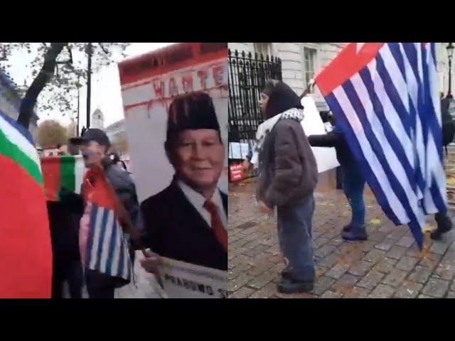 Kunjungan Prabowo ke London di hadang Free Maluku dan Papua Merdeka  || Manuskrip Papua